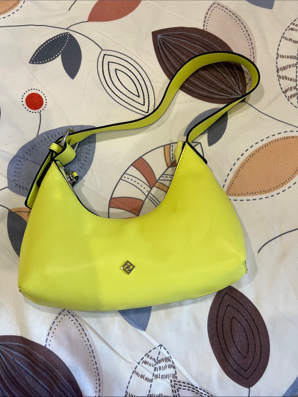 Call It Spring Neon Yellow Shoulder Bag